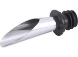 Versatore Per Bottiglie Di Vino In Acciaio Inox, Con Flangia In Gomma Rimovibile, Adatto A Bottiglie Di Vino Standard