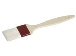 Spazzola Per Grassi/Pasticcini Con Manico Saldato In Policarbonato Color Crema, Fusto Rosso Scuro E Setole Lunghe 5 Cm In Poliammide Particolarmente Resistente, Resistente Alla Temperatura Fino A +120°C