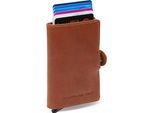 The Chesterfield Brand Pelle Porta Carte Di Credito Baldwin Cardholder Cognac Marrone