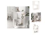 Vidaxl Libreria/Divisorio Bianco 51X25X70 Cm In Legno Di Pino Massiccio - Librerie E Scaffalature