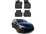 2013-2020 Vw Golf Mk7 Variant Tappetini Tpe Nero 4 Pz