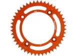 Supersprox Alu-Kettenrad 428 - 46Z (Arancione) RAL-898:46-ORG|ID 110,0 Lk 132,0 4-Loch
