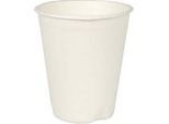 Papstar 89854 Papstar Bicchiere Di Canna Da Zucchero "Puro"", 0,2 L, Bianco, 40 Pz"