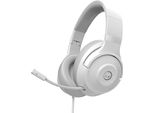 Lorgar Noah 101, Cuffie Da Gioco, Minijack Da 3,5 Mm, Design Pieghevole, Bianco