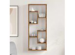 Maison Exclusive - Mensola Da Parete Effetto Legno Antico 36X16X90 Cm Materiale Ligneo