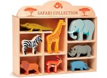 Set Di Giochi In Legno Con Animali Safari Di Tender Leaf - Giocattolo Sostenibile