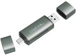 Logilink CR0043 Lettore Di Schede Logilink Usb 3.2 Gen1, Sd/Micro Sd, Alluminio