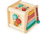 Cubo Di Attività In Legno Mentari, Giocattolo Educativo Multicolore