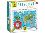 Ludattica Puzzle Mappa Del Mondo Degli Animali - Giocattolo Educativo Di Cartone