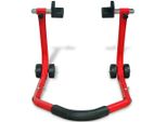 Vidaxl Paddock Cavalletto Moto Posteriore Rosso