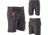 Pantaloni Da Lavoro / Pantaloncini Doria Grigio/Arancio Taglia L/Xl