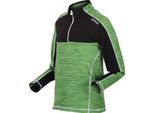 Regatta - Top In Pile Con Mezza Zip "Hewley"" Per Bambini RG7988 (116) (Verde Calma/Grigio Medio)"