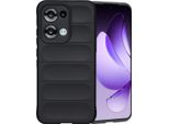 Oppo Reno 13 Cover - Silicone - Imoshion Custodia Morbida/Copertura Posteriore - Nero