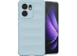 Oppo Reno 13 F Sleeve - Silicone - Imoshion Custodia Morbida/Copertina Posteriore - Azzurro