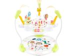 Costway Baby Ocean Jumperoo, Girello Con Altezza Regolabile, Giocattoli, Carillon E Sedile Girevole A 360°, Per Bambini Da 6 Mesi A 12 Kg Giallo