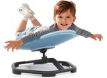 Costway Sedia Girevole Sensoriale Per Bambini, Sedia Girevole Per Bambini A 360°, Sedia Per Bambini Con Base In Metallo Antiscivolo, Sedia Girevole Per Bambini 3+ Blu