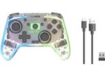 Speedlink Speedlink Gamepad Wireless Rait Nx Rgb Pc/Android/Switch, Trasparente (SL-650115-CR)