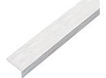 Alberts 489151 Profilo Angolare, Autoadesivo, Alluminio, Design In Acciaio Inox, Leggero, 2000 X 30 X 15 Mm