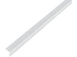 Alberts 488505 Profilo Angolare, Autoadesivo, Alluminio, Design Cromato, 1000 X 10 X 10 Mm