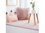Tappeto A Pelo Alto Per Soggiorno Camera Da Letto Tappeto Moderno Shaggy Tappeto Soggiorno Rosa, Dimensioni 120X160 Cm