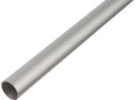 Alberts 471767 Tubo Rotondo, Alluminio, Anodizzato Argento, 1000 X 30 X 2 Mm