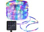 Swanew Luce Solare A Corda Led Luce A Corda Per Esterni Rgb 30M