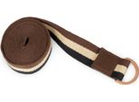 Yoga Gurt (Lang) Yoga Strap Long Steel Blue/Sand Tartan Taglia Unica Bahe