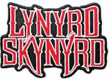 Lynyrd Skynyrd - Logo - Toppa Da Stirare RO6804 (Taglia Unica) (Rosso/Nero/Bianco)