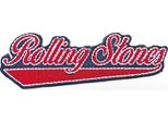 The Rolling Stones - Lettering - Toppa Da Stirare, Baseball RO8734 (Taglia Unica) (Rosso/Grigio)