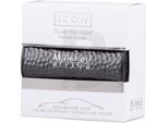 Millefiori Milano Icon Car Air Freshener Nero Metal