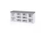 In And Outdoormatch Panca Per Scarpe Rhoxane Jabari - Con Contenitore - Panca Da Ingresso - 104X30X48Cm