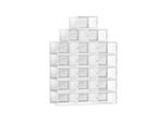 In And Outdoormatch Scatola Per Scarpe Trasparente 18 Pezzi Rhoda - Scatola Per Scarpe Da Ginnastica - Scatola Per Scarpe - Sistema Di Stoccaggio - Scatola Di Stoccaggio - 33X23X14 Cm