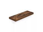 In And Outdoormatch Alberto Scaffale A Muro Galleggiante - Scaffale A Muro - Scaffale A Muro - Scaffale Per Foto - Marrone - 60 X 20 X 3,8 Cm