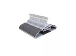In And Outdoormatch Appendiabiti Karlee - 20 Pezzi - Antiscivolo - Appendiabiti Per Pantaloni - Salvaspazio - 41,5 X 22,5 X 0,5 Cm - Grigio