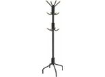In And Outdoormatch Appendiabiti A Stelo In Metallo Americo - Marrone - 180Cm - 12 Ganci - Look Moderno