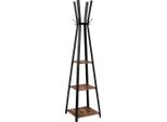 In And Outdoorasta Per Cappotti Gavin - In Piedi - Industriale - Con Ripiano - Appendiabiti