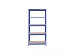 In And Outdoormatch Flora - 75X30X150Cm - 1 Set - Ripiano Portaoggetti - Metallo - Portata 175 Kg - Regolabile