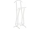 In And Outdoormatch Dressboy Olaf - Bianco - Appendiabiti - Sedia Per Cappotti - Camera Da Letto - Metallo