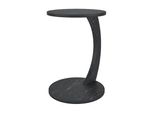 In And Outdoormatch Tavolino Davonte - 56X38 Cm - Marmo Nero - Truciolato - Tavolino Versatile
