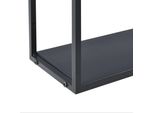 In And Outdoormatch Tara Mensola A Muro - 160X18X110Cm - Nero - Metallo - Design Alla Moda
