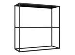 In And Outdoormatch Consolle Didi - Tavolino - 80X79,5X26 Cm - Bianco - Acciaio - Design Moderno