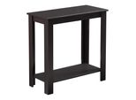 In And Outdoormatch Tavolino Mabelle - Con Ripiano - Mdf - 60X30X61,3 Cm - Marrone Scuro - Design Elegante