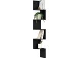 In And Outdoormatch Erling - Mensole - Nero - Mdf - Design Moderno - Stile Retrò