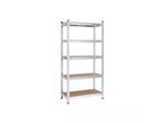 In And Outdoormatch Scaffale In Metallo Maryse - Con 5 Ripiani Regolabili - Scaffale Di Stoccaggio - 175Kg Per Ripiano - 90X40X180Cm