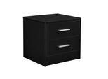 In And Outdoormatch Madelynn - Comò - Con 3 Cassetti - 38X34X37 Cm - Nero - Truciolare