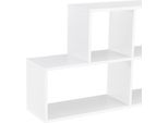 In And Outdoormatch Kariane - Con 4 Scomparti - 100X19.5X53 Cm - Bianco - Design Moderno