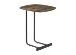 Tavolino In And Outdoormatch Vina - 55 X 40 X 40 Cm - In Colori Caldi E Nero - Mdf E Metallo Verniciato A Polvere - Design Elegante