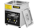Vevor 2 L Pulitore A Ultrasuoni Migliorato (100 W Di Riscaldamento, 60 W Di Ultrasuoni) Pulitore A Ultrasuoni Professionale Digitale Da Laboratorio Con Timer Di Riscaldamento Per La Pulizia Di Gioielli, Parti Di Occhiali