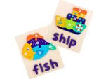 Puzzle Di Legno - Pesce E Nave - Pesce E Nave