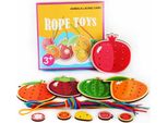 Puzzle Di Legno Montessori - Lacci - Impara A Legare La Frutta